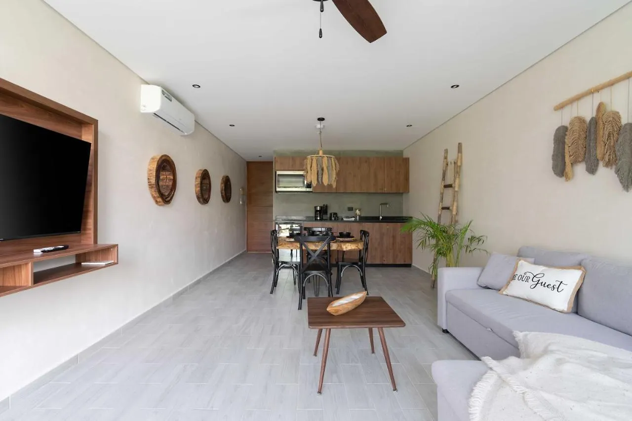 Apartment Ferienwohnung Tulum Retreat With Private Patio Tub & 2 Free Bikes