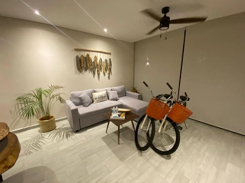 Apartment Ferienwohnung Tulum Retreat With Private Patio Tub & 2 Free Bikes